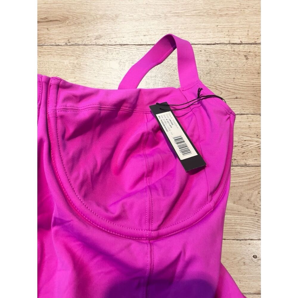 NWT TA3 Women 2X Reg/Long H/I High Cut Orchid Lifty One Piece Lace Cup Lace Up - Picture 3 of 6